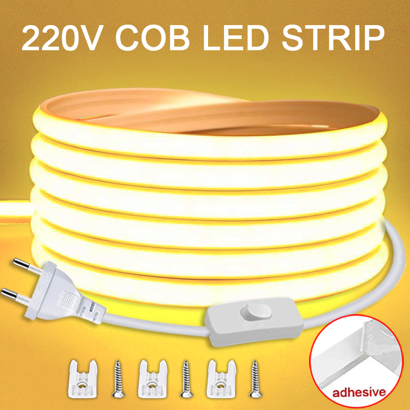 Outdoor Power Strip Weatherproof - 220 V LED-Streifen mit EIN/AUS-Schalter, wasserdichter