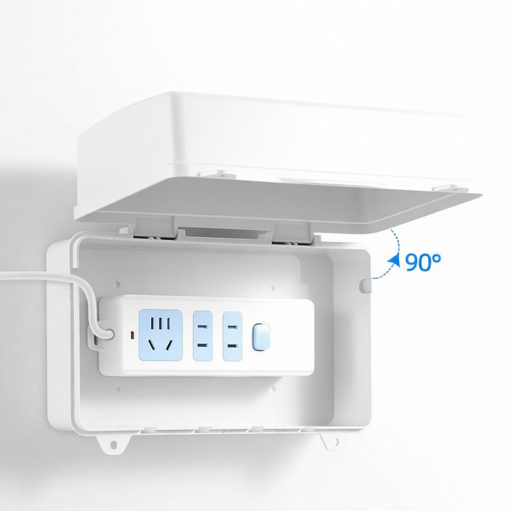 Outdoor Power Strip Weatherproof - Wasserdichte Schutzhülle für Steckdosenleisten im Freien,